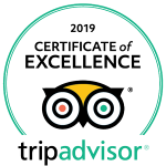 Trip advisor certificate of excellence 2017 to 2019