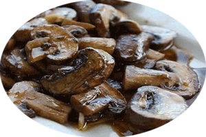 mushrooms in wine sauce