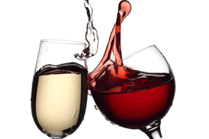white or red wine